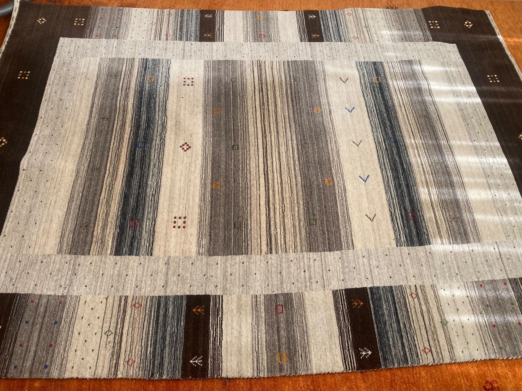 Gabbeh Tappeti: 3er-Set Gabbeh Loribaft 230x160 & 145x75 – Usato da Zürich venduto da Simodo 3