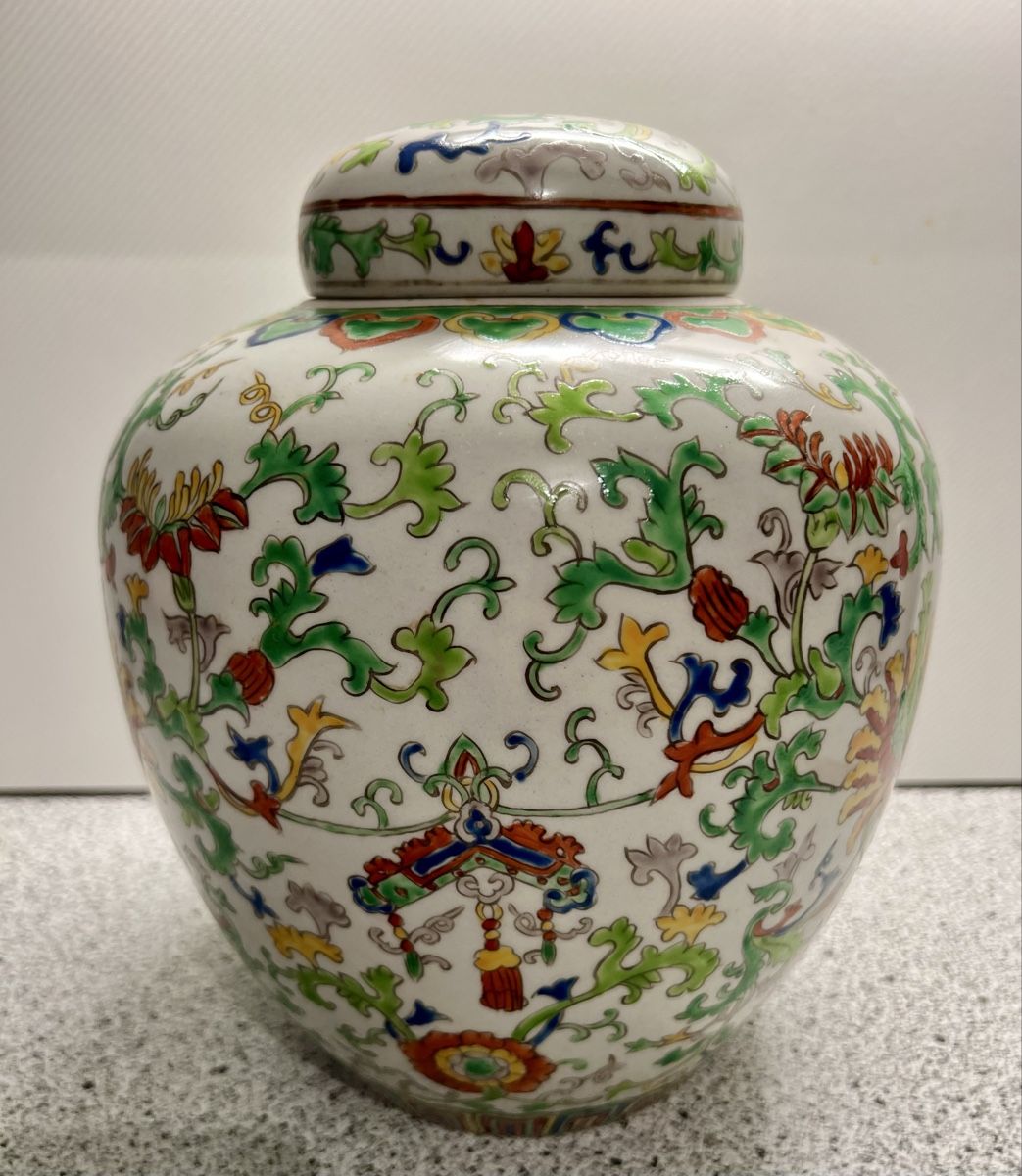 Pentole: Handbemalter Chinesischen Wucai - Topf mit Deckel – Usato da Hunzenschwil venduto da Madachica 5