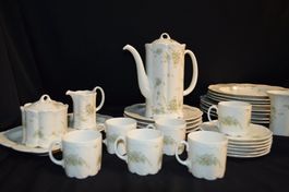 Elegantes Kaffeeservice Frühlingsdekor Clasic Rose