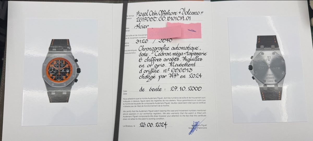 Audemars Piguet Orologi: Audemars Piguet Royal Oak Offshore Vulcano – Usato da Zürich venduto da watchdealer-24 7