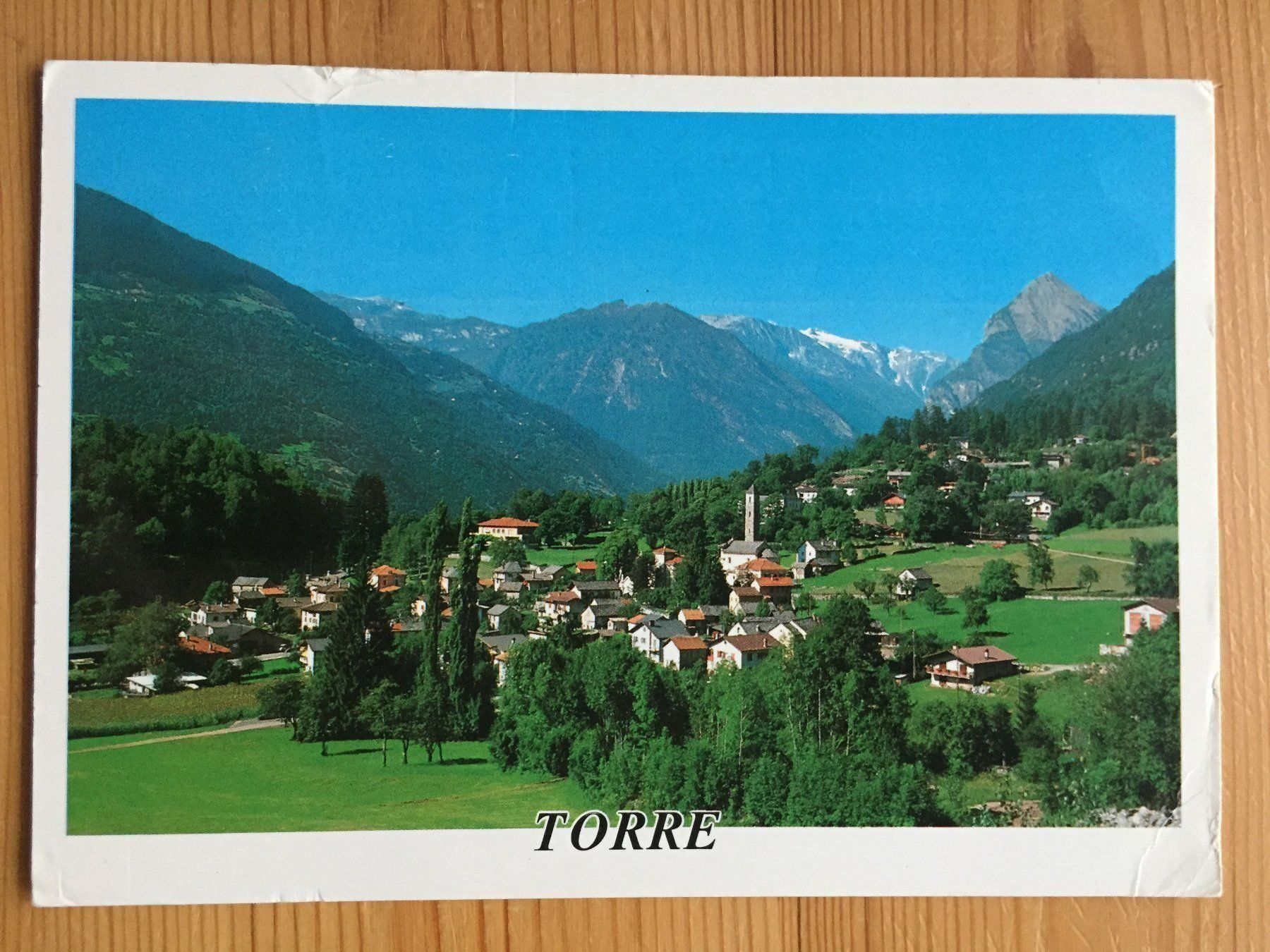 Cartoline postali: Torre Valle di Blenio - AK 1996 – Usato da Oberuzwil venduto da Henri09