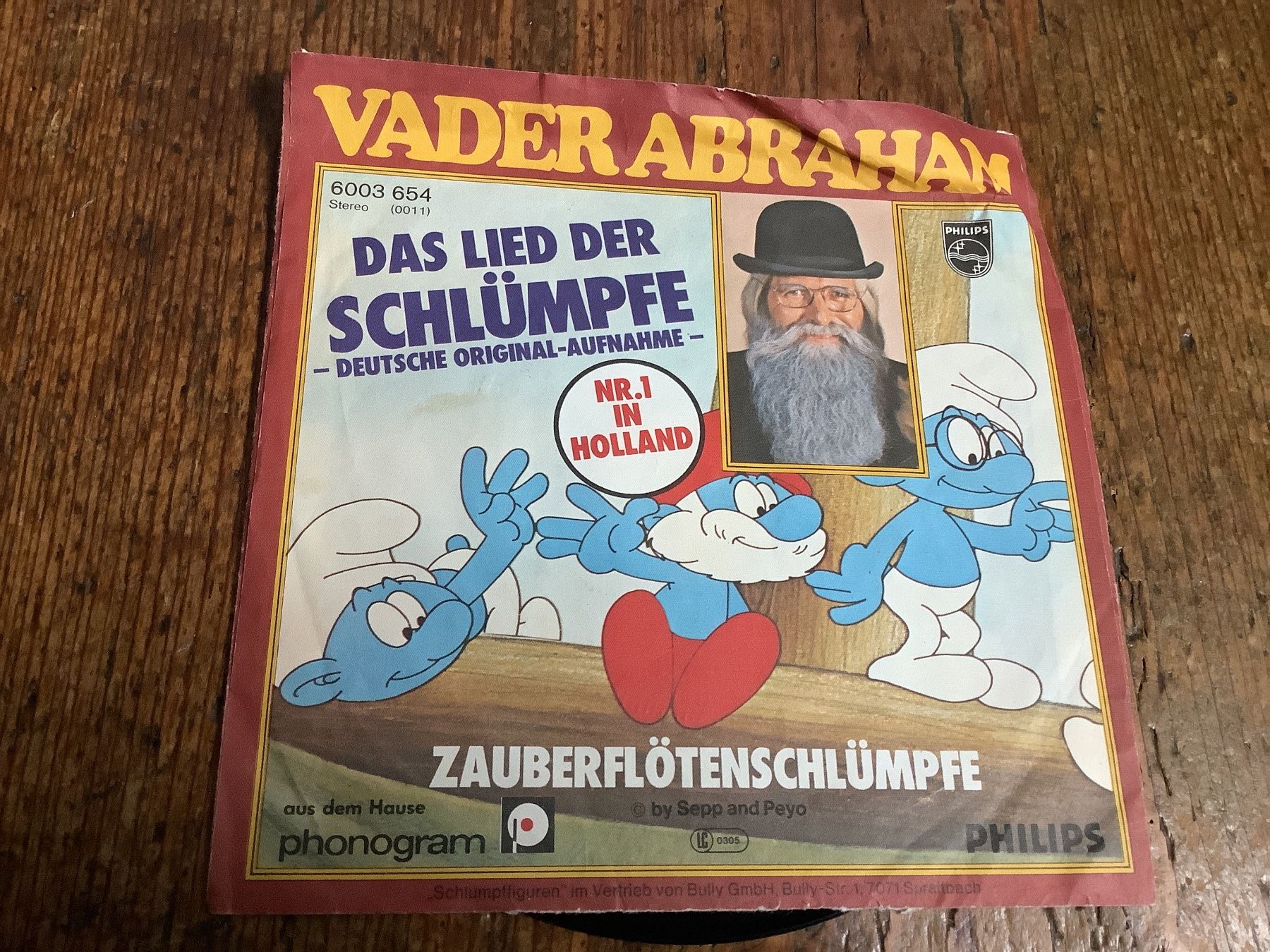 Schallplatten: Vader Abraham Schtroumpf-Lied 7" Vinyl Schallplatte Schlu... – Gebraucht aus Flaach von Monisoldshop