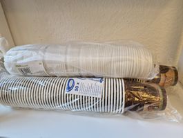 Papier Kaffeebecher + Deckel