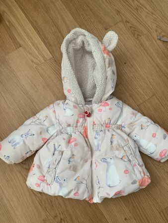 Winterjacke Gr. 62, Waldtiere