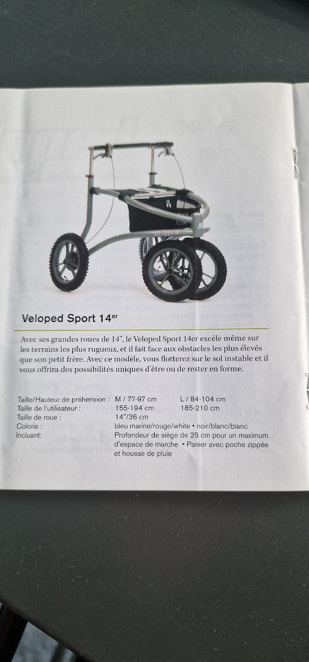 Gehhilfen: Rollator Veloped für Geände – Gebraucht aus biberist von Jwan0 1