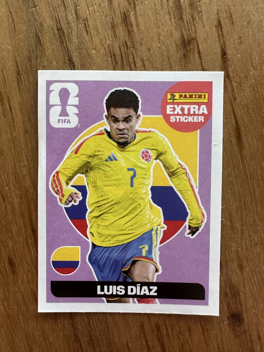 Panini Carte collezionabili: PANINI WM 2026 extra lila Luis Diaz – Nuovo (secondo la descrizione) da Zumikon venduto da Anne_Henke