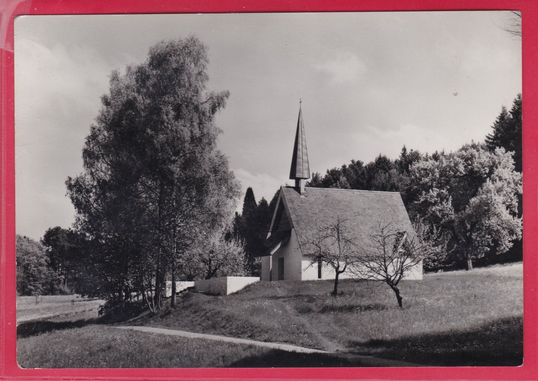 Cartoline postali: FRAUENFELD, BRUDERKLAUSENKAPELL – Usato da Oberrieden venduto da Gebirgsstelze