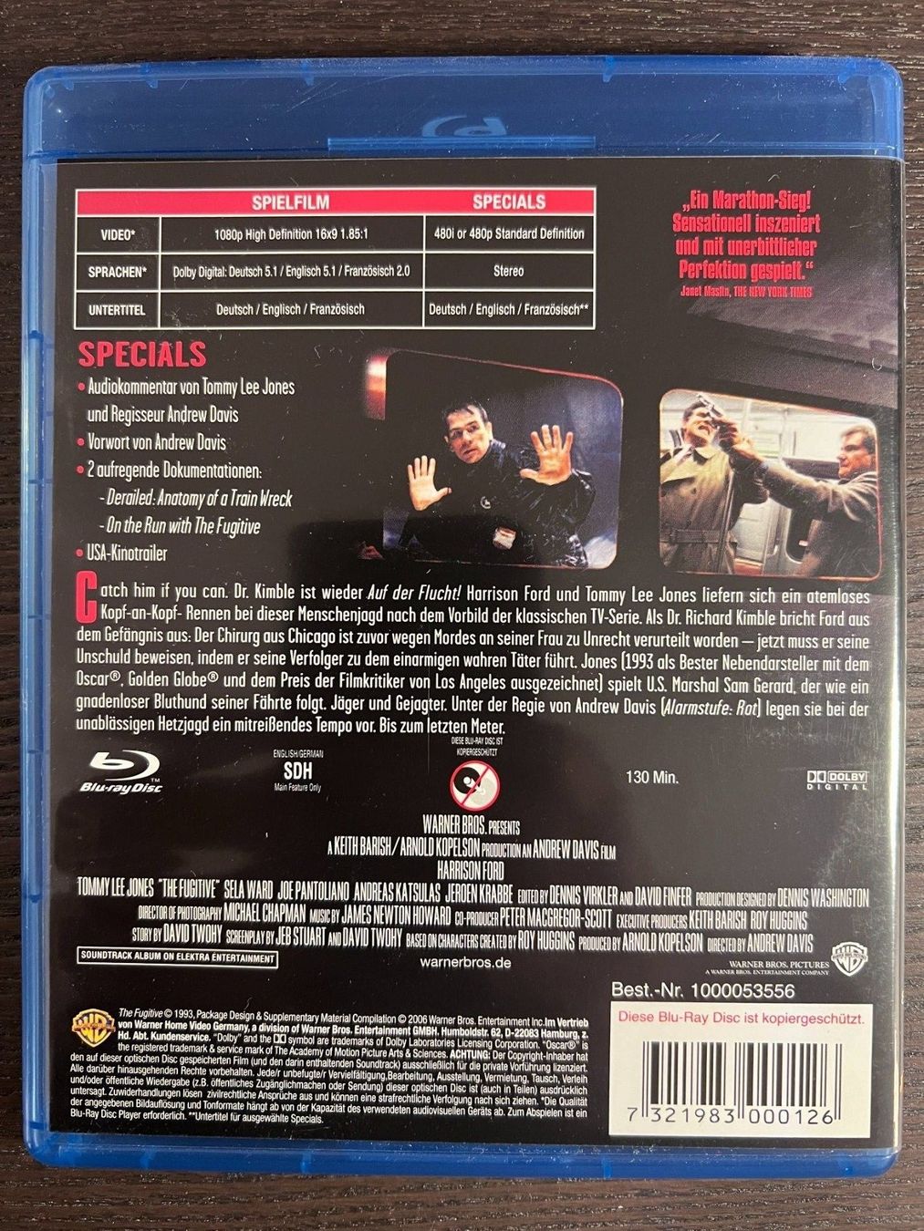 Tutti i DVDs: Auf der Flucht – Usato da Zürich venduto da Blu-ray_ZH 1
