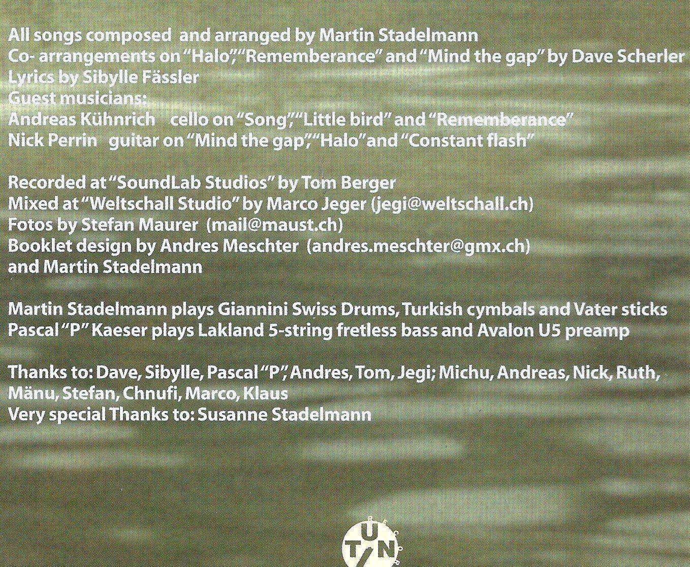 CD: Jade YANO  Nick Perrin Sibylle Fässler Pascal Käser Jazz CD – Usato da Kandergrund venduto da Sososo 3