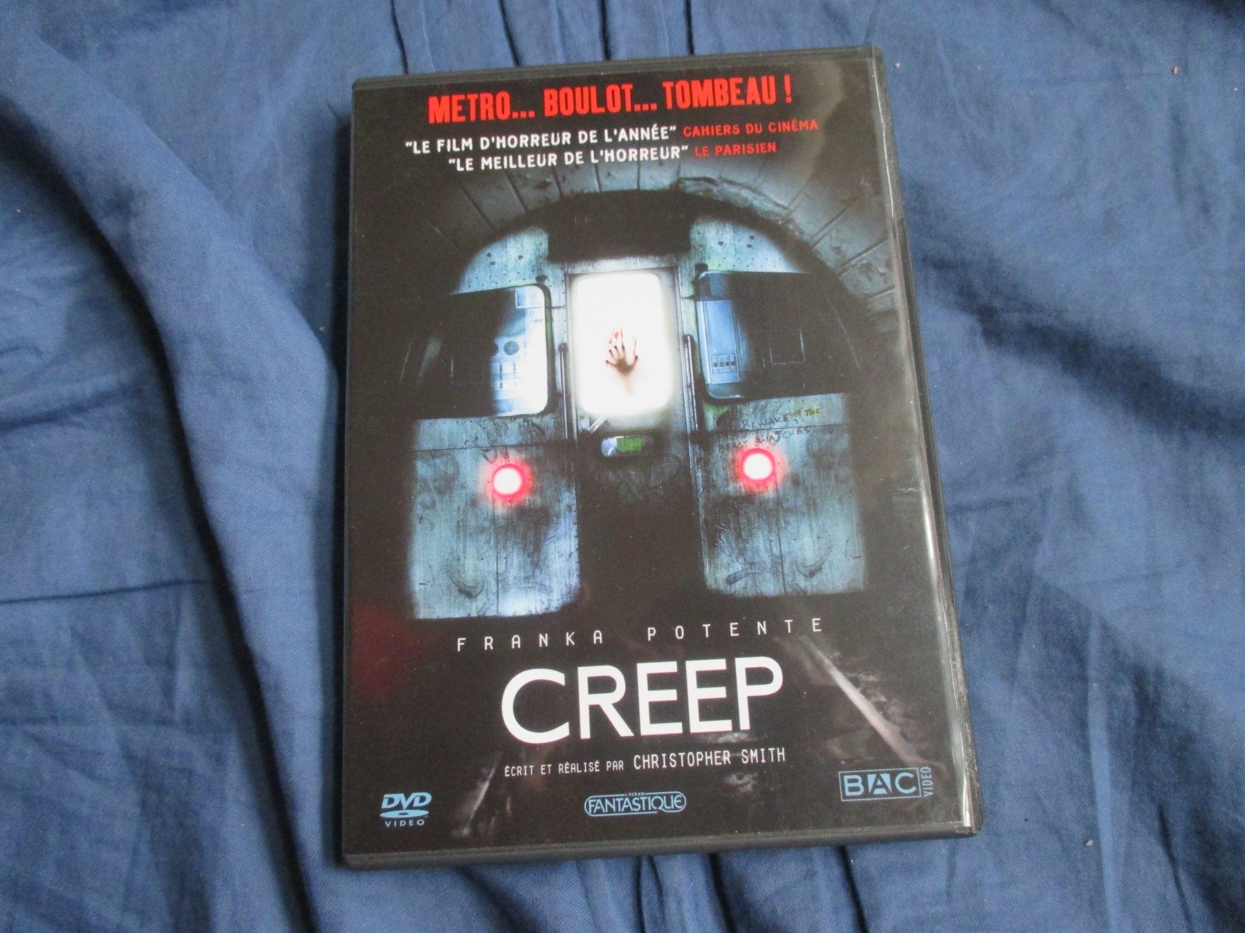 Tutti i DVDs: Creep (Metro...boulot...tombeau !) – Usato da Colombier NE venduto da Nevenma