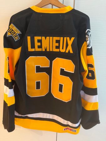 Neues NHL Mario Lemieux #66 Pittsburgh Penguins, L Gr. 52