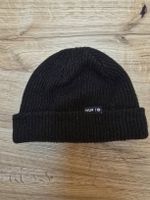 Bonnet HUF noir en tricot 