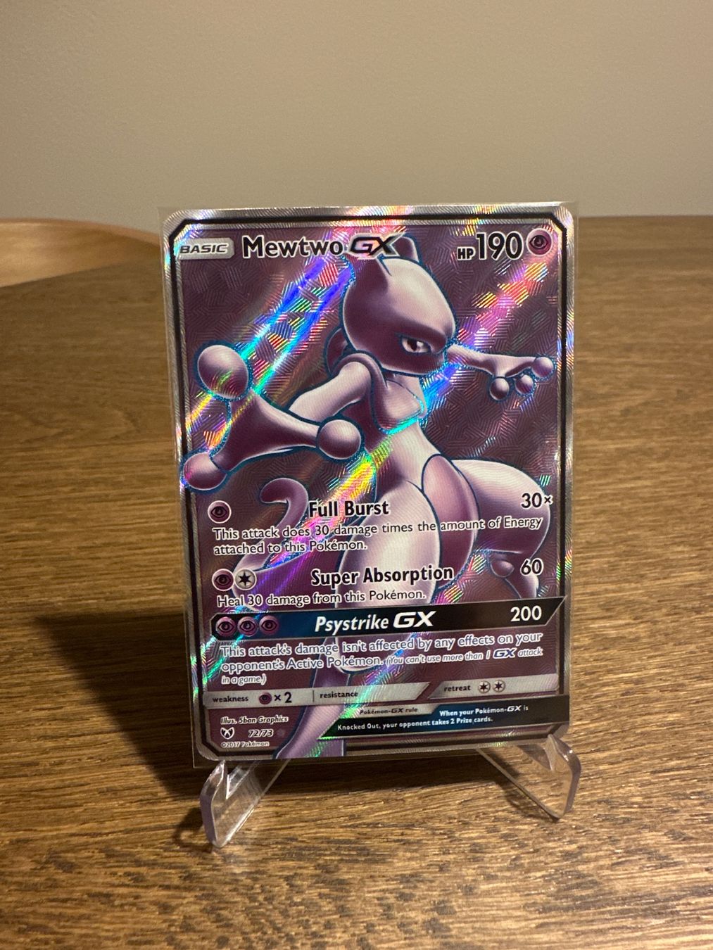 Pokémon Carte collezionabili: Mewtwo GX 72 Shining Legends – Usato da Forch venduto da PokeZurich