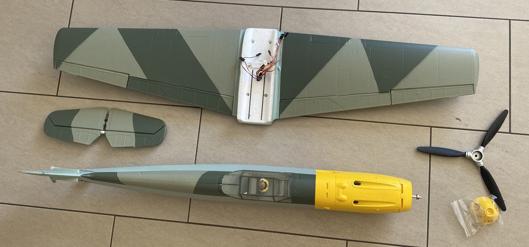 RC Modellbau: Hobbyking Messerschmitt 109 E – Neu und originalverpackt aus Saxon von dda_mnp9 1
