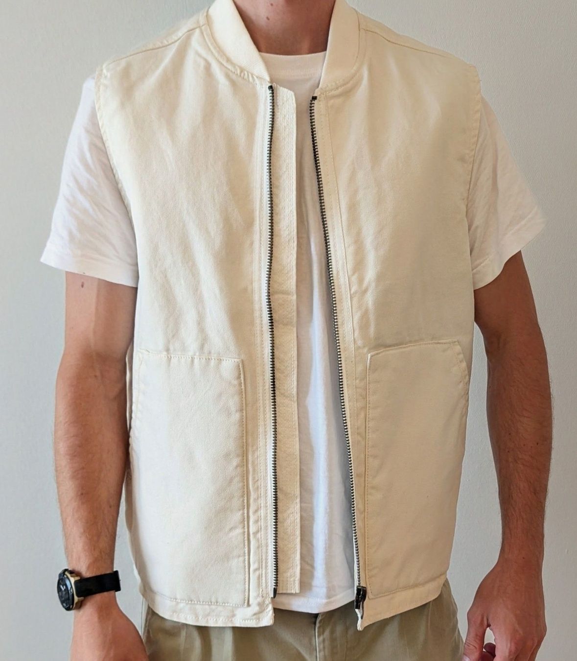 Pull&Bear Gilet & Giacche: Vest beige size M – Nuovo (secondo la descrizione) da Clarens venduto da leo_977l