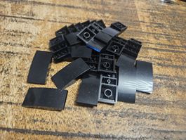 lego 93606 lot de 20 pièces Black Slope, Curved 4 x 2