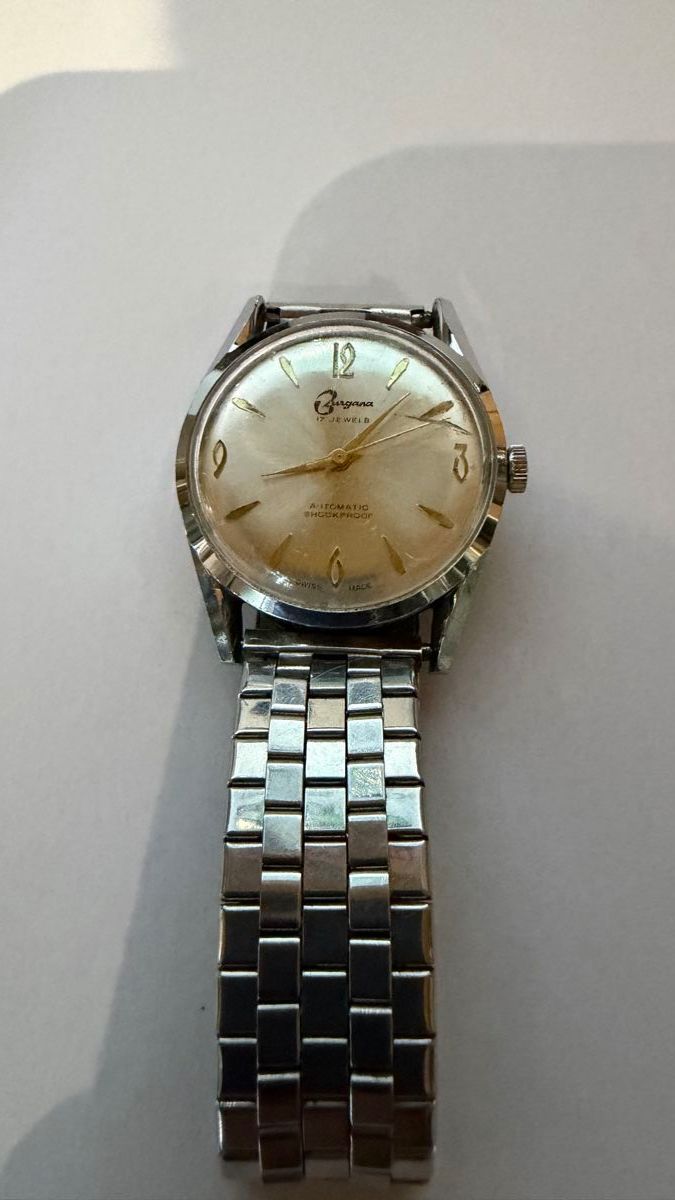 Burgana Montre Homme Automatique Vintage Swiss Made 36mm (Défectueux) à ...