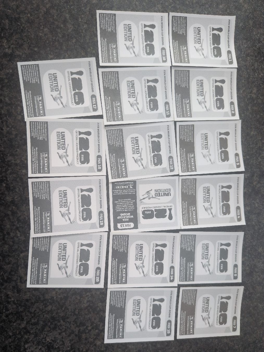 Panini Sammelbilder & Trading cards: 16 Panama Panini  – Neu (gemäss Beschreibung) aus Dittingen von uke4243