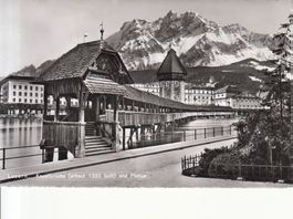 Luzern Kapellbrücke ca. 1950