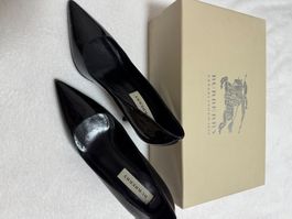 Burberry Escarpins en cuir verni noir T 36,5 comme neuf! ...