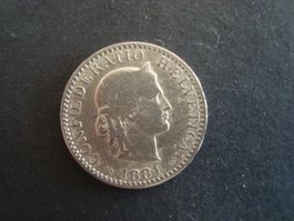 20 Rp 1881 aufgabe 1.00 million