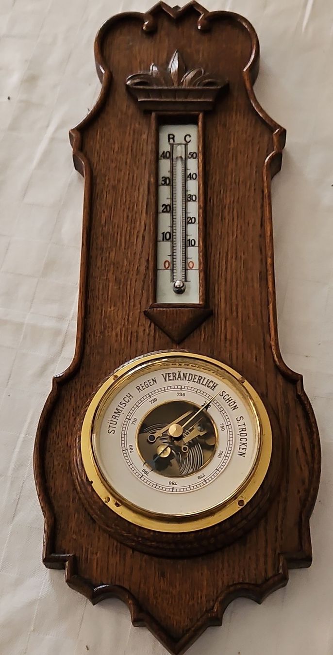 Altro per la casa: Antikes Barometer mit Thermometer, Holz, Top Zustand! – Usato da Wädenswil venduto da Jsi.Z01