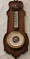 Antikes Barometer mit Thermometer, Holz, Top Zustand!