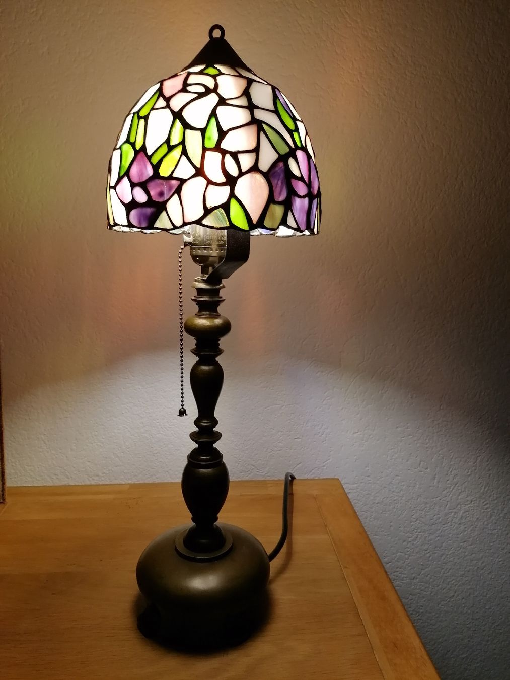 Tiffany & Co. Lampen: Tischlampe Tiffany Stil, 54cm hoch – Gebraucht aus Liesberg Dorf von Polarfuchs24 2
