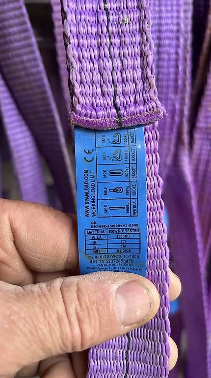 Kletterausrüstungen: Gurt Schlinge Hebegurt 1000kg – Gebraucht aus Reichenbach i. K. von chramer 3