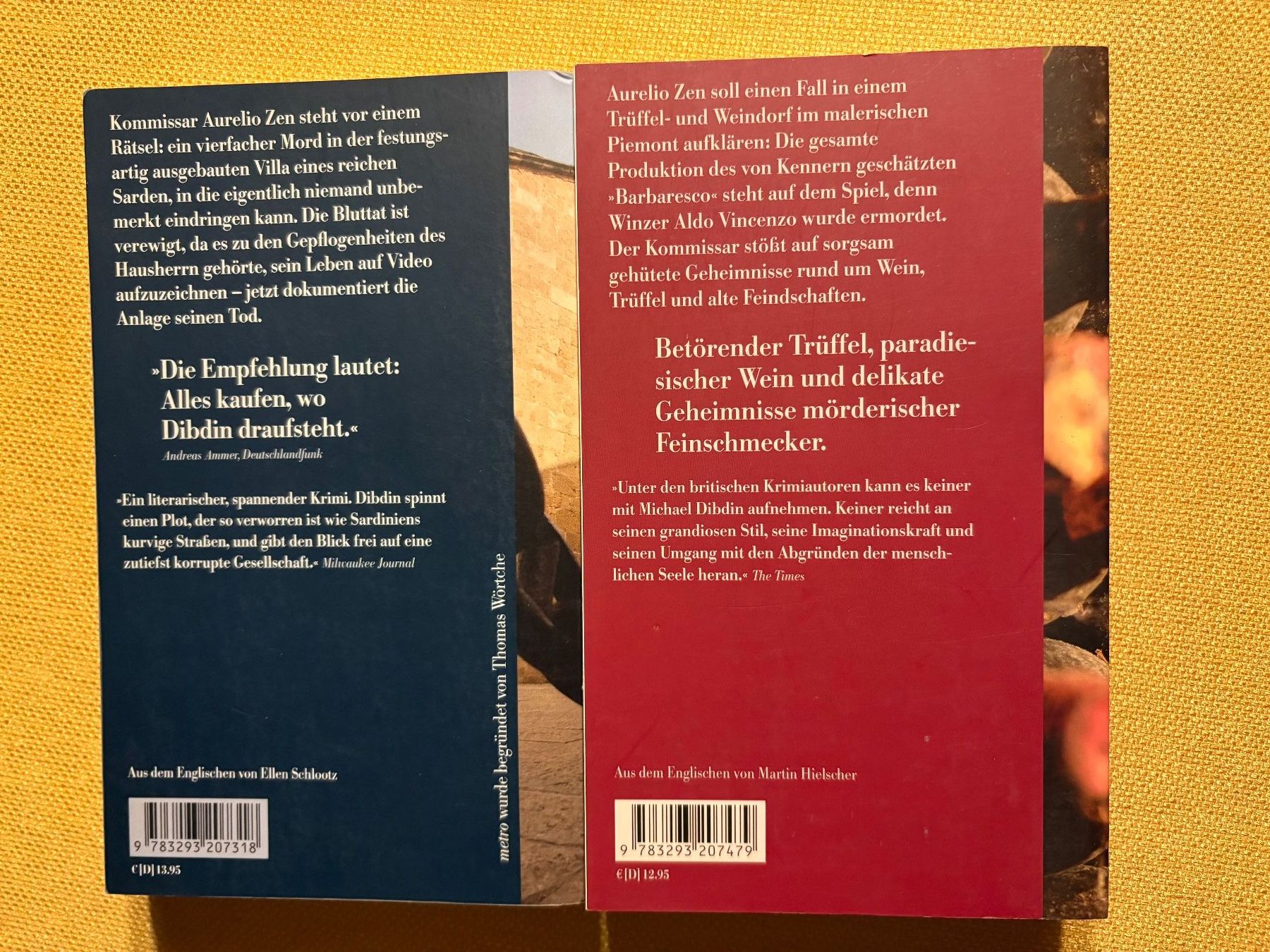 Livres: 7 Krimis aus Italien - Michael Dibdin – D'occasion à Oberweningen par Gerini 3