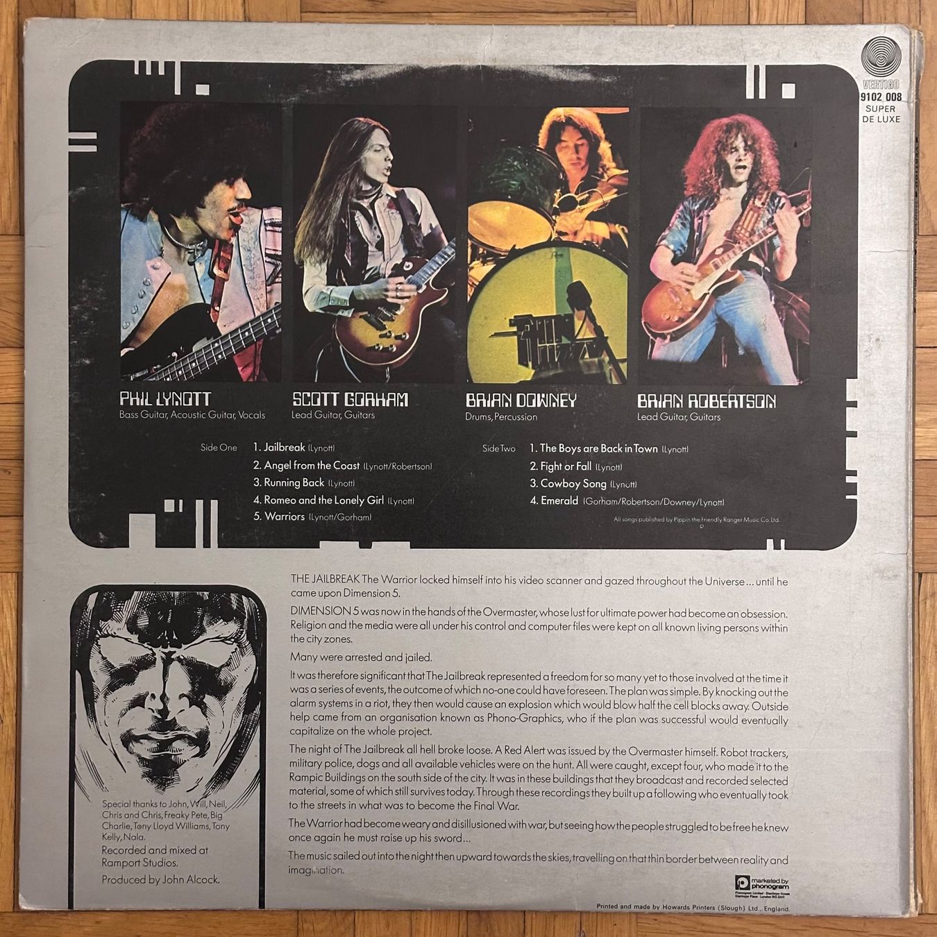 Dischi in vinile: LP - Thin Lizzy -  Jailbreak – Usato da Breganzona venduto da Onairda75 1