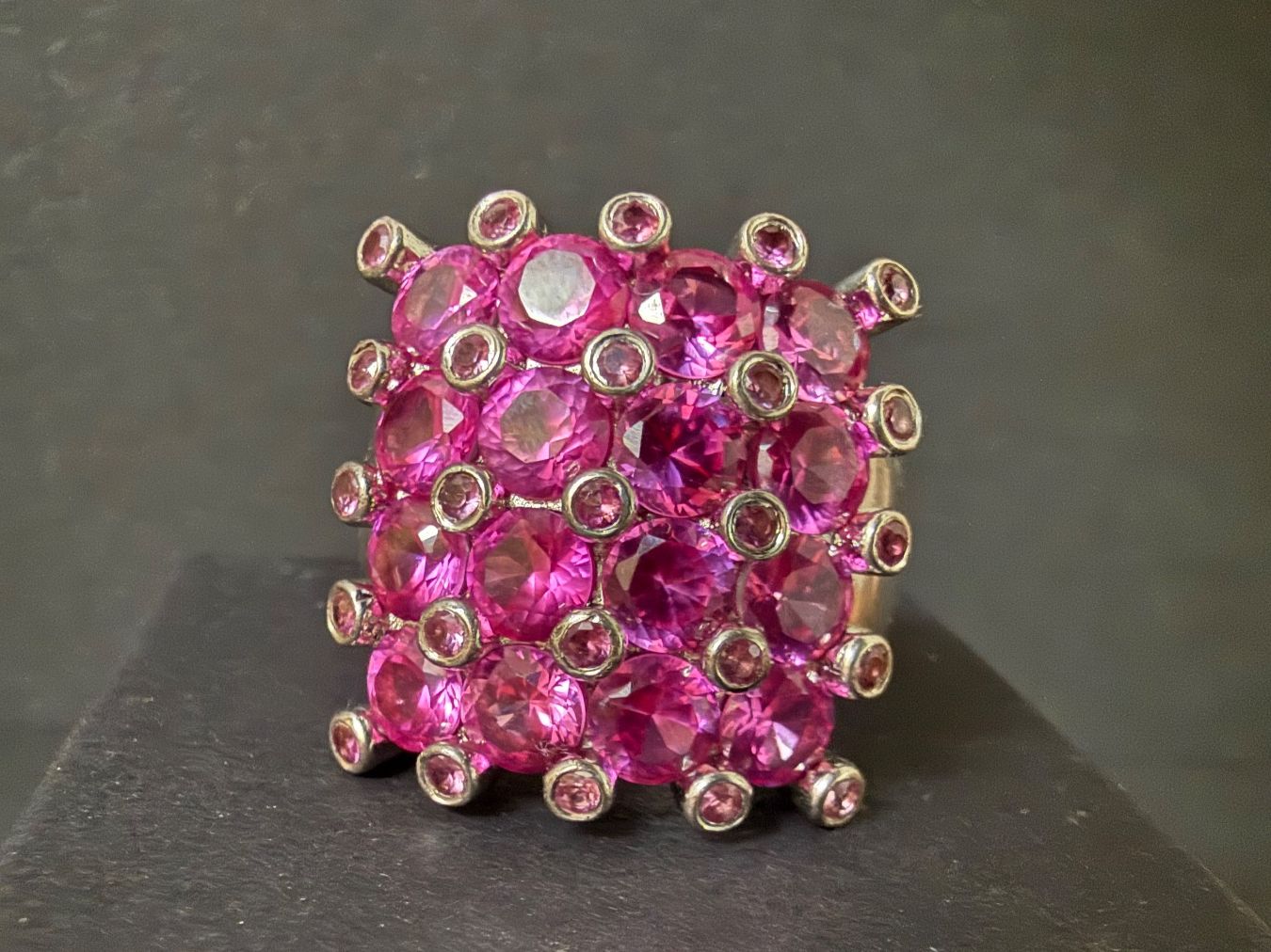 Bagues: Silber Ring mit Rubinen 925 – D'occasion à Spiegel b. Bern par Rogger72