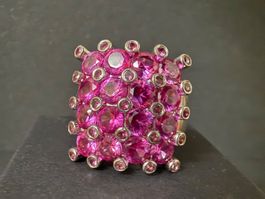 Silber Ring mit Rubinen 925