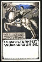 Würzburg, 14. Bayer. Turnfest 1912, Tur