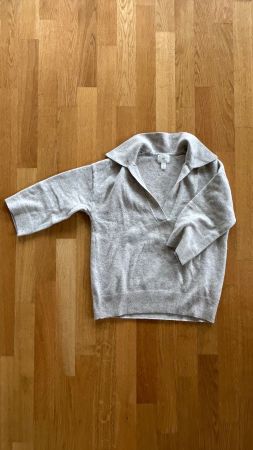 H&M Pullover mit Kragen beige Grösse XS gebraucht