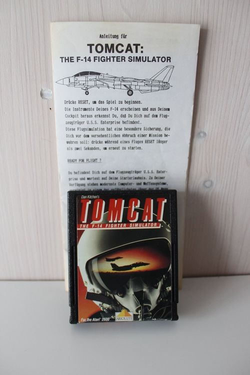 Tomcat + Anleitung ATARI 2600 Spiel (Gebraucht) in Ebertswil für CHF 7