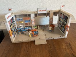Playmobil Konvolut Migros mit viel Zubehör guter Zustand