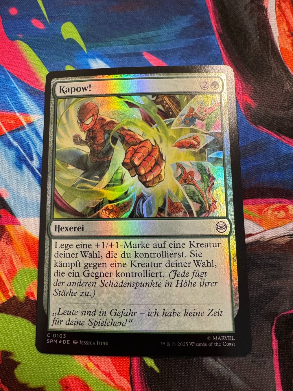 Magic The Gathering Carte collezionabili: Kapow! - Foil - Marvel's Spider-Man - Magic – Nuovo (secondo la descrizione) da Bülach venduto da Pfrenzel