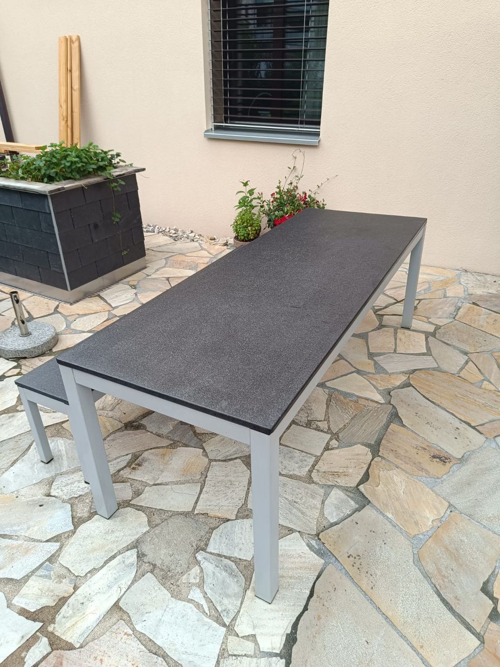 Tische: Granittisch mit Granitbank – Gebraucht aus Neuheim von rene02 3