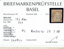 STRUBEL <626> 20RP 25F/B1m ZWEIKREIS BEFUND