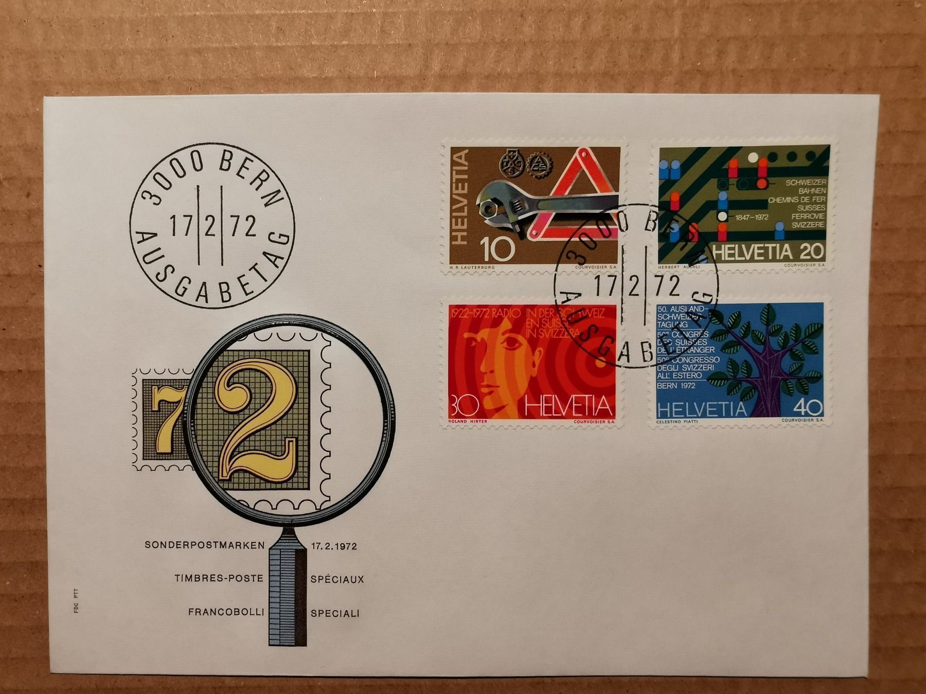 Tutti i francobolli: FDC Timbres-poste Spéciaux 1972 – Usato da Pailly venduto da jme99