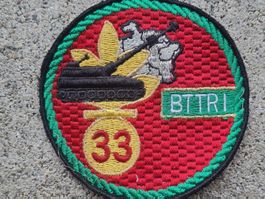 CH Armee / Badge / Aufnäher / PZ Abt 33 BTTR 1 / ohne Klett