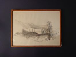 Fortress of Akaba Arabia Petraea Roberts
