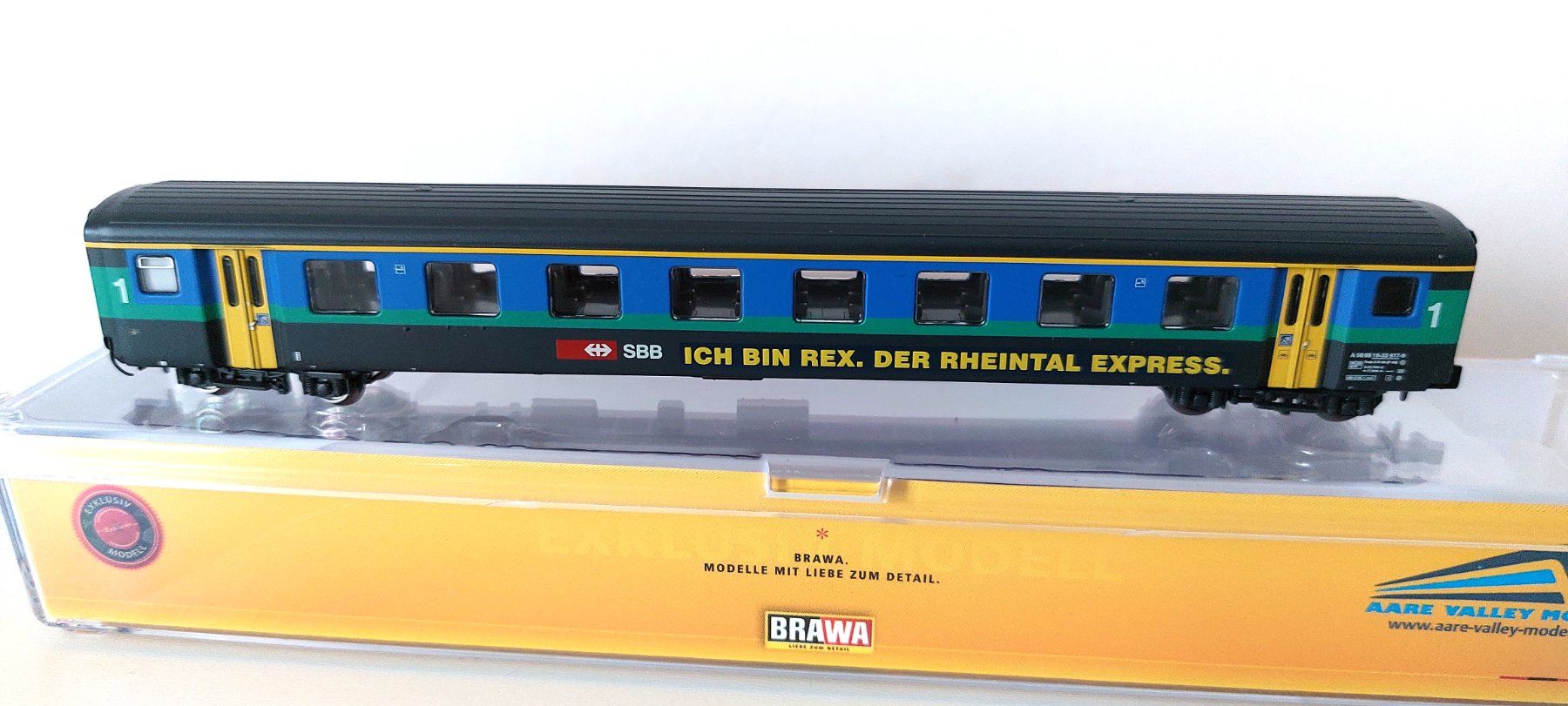 Brawa Modellini di ferrovie: Brawa / Aare Valley Models EW II SBB " REX " 65244 – Nuovo e nell'imballaggio originale da Biberist venduto da Ntrains 2