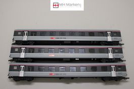 ROCO 3x SBB CFF FFS Einheitswagen DC H0 + Originalverpackung