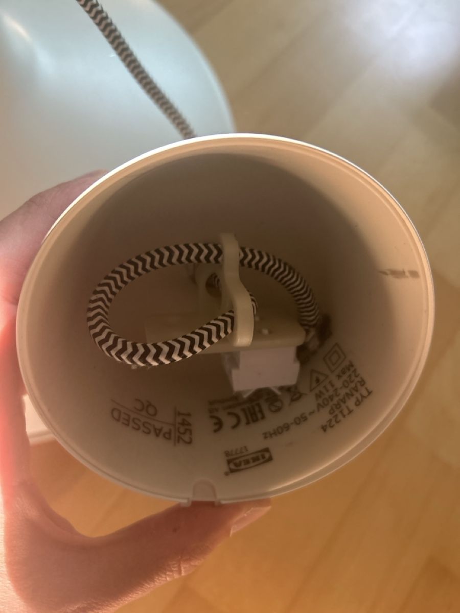 Ikea Kronleuchter & Deckenlampen: IKEA RANARP Hängeleuchte weiss gebraucht – Gebraucht aus Zürich von BenFreund 3