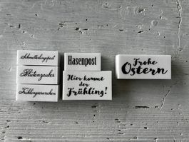 LaBlanche Stempel "Hasenpost" Sprüchesammlung Set 6-tlg.