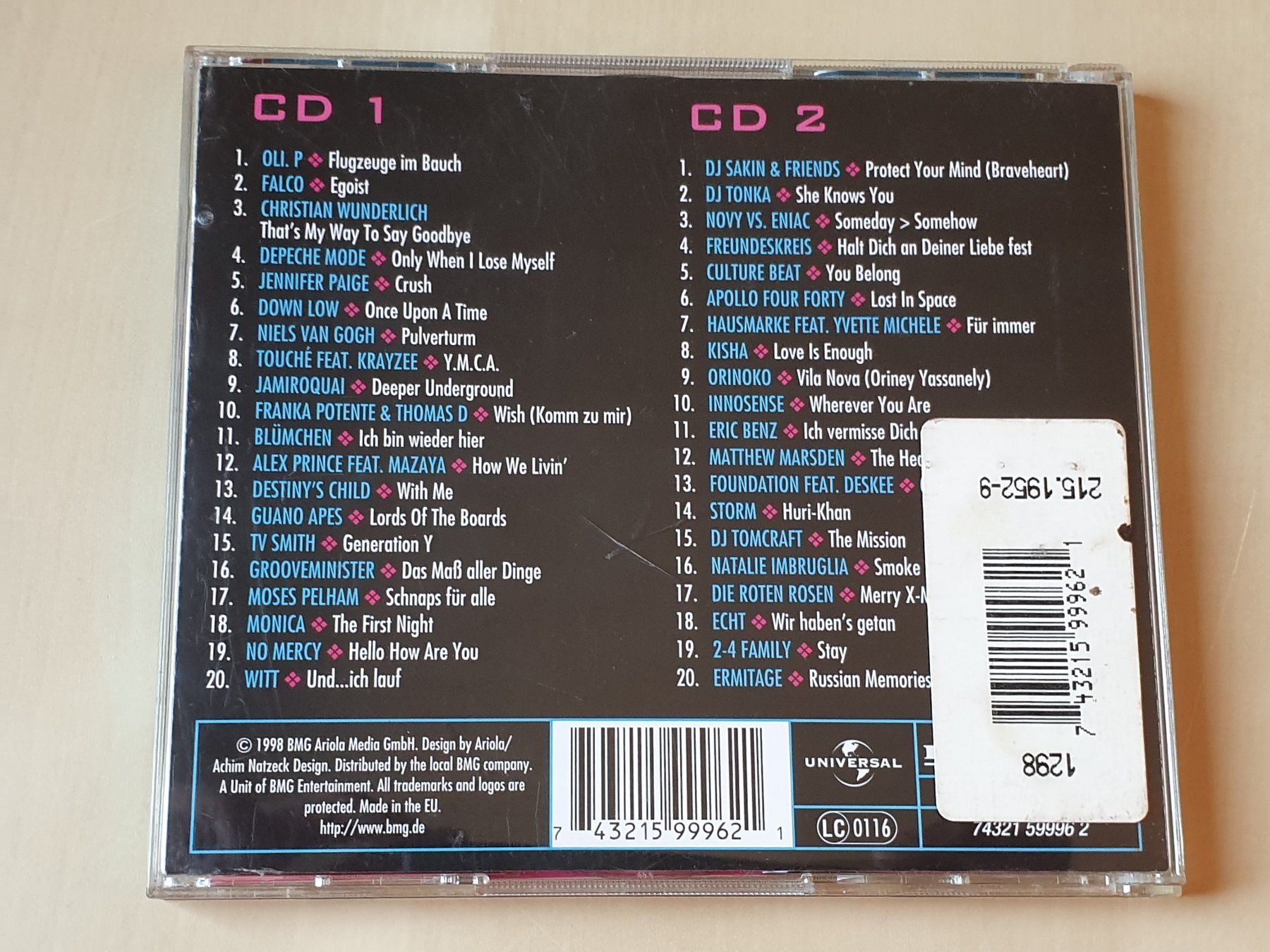 CDs: Just the Best 4/98 – Gebraucht aus Stansstad von collectorsshop 1