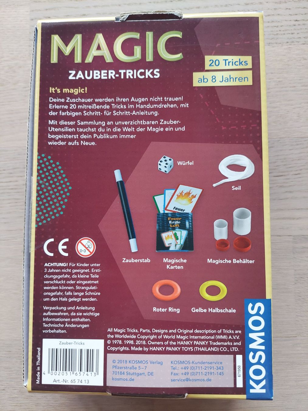 Kosmos Spiele: Magic Zauber Tricks – Gebraucht aus Bülach von onkyo 1