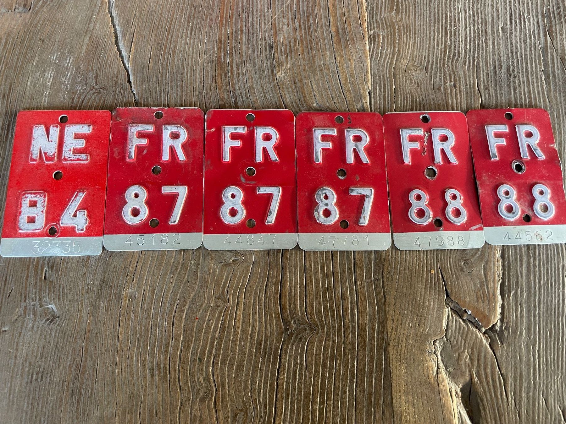 Ecriteaux: Lot Velonummern FR – D'occasion à Volketswil par rubin74